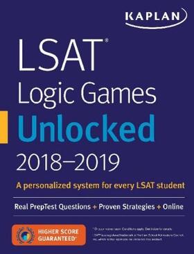  LSAT Logic Games Unlocked 2018-2019 | Buch |  Sack Fachmedien