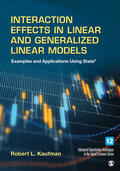 Kaufman |  Interaction Effects in Linear and Generalized Linear Models | Buch |  Sack Fachmedien