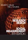 Miller / Salkind |  Handbook of Research Design and Social Measurement | eBook | Sack Fachmedien