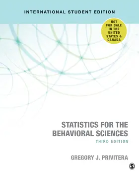 Privitera |  Statistics for the Behavioral Sciences | Buch |  Sack Fachmedien