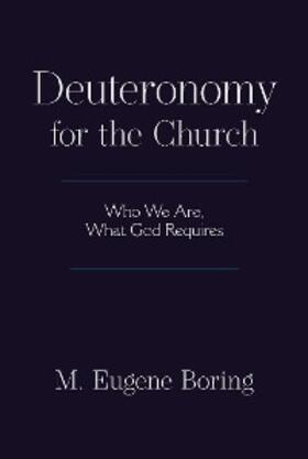 Boring |  Deuteronomy for the Church | eBook | Sack Fachmedien