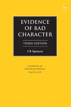 Spencer |  Evidence of Bad Character | Buch |  Sack Fachmedien