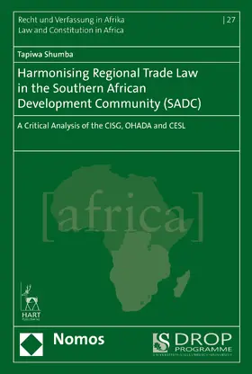 Shumba |  Harmonising Regional Trade Law in the Southern African Development Community (SADC) | Buch |  Sack Fachmedien