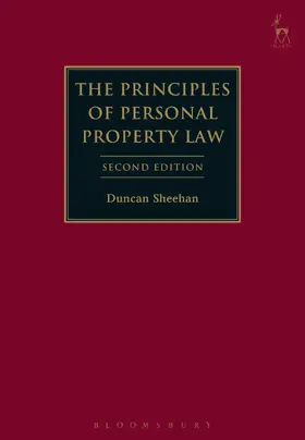 Sheehan |  The Principles of Personal Property Law | Buch |  Sack Fachmedien
