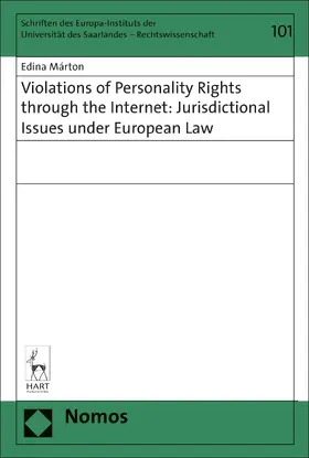 Márton |  Violations of Personality Rights through the Internet | Buch |  Sack Fachmedien