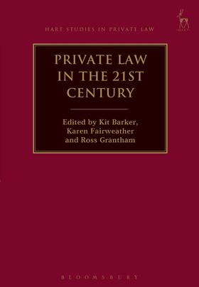 Barker / Fairweather / Grantham | Private Law in the 21st Century | Buch | sack.de