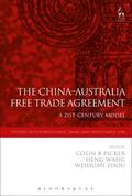 Picker / Wang / Zhou |  The China-Australia Free Trade Agreement | Buch |  Sack Fachmedien