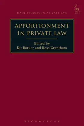 Barker / Grantham |  Apportionment in Private Law | Buch |  Sack Fachmedien