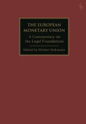 Siekmann / Alfes / Becker |  The European Monetary Union | Buch |  Sack Fachmedien