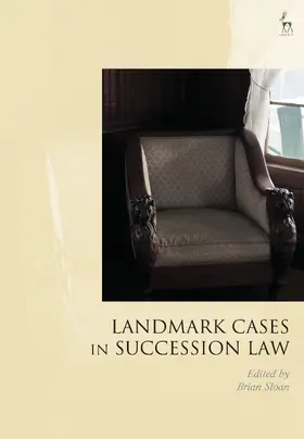 Sloan |  Landmark Cases in Succession Law | Buch |  Sack Fachmedien
