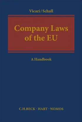 Vicari / Schall |  Company Laws of the EU | Buch |  Sack Fachmedien