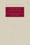 Liu / Zhang |  Chinese Private International Law | Buch |  Sack Fachmedien