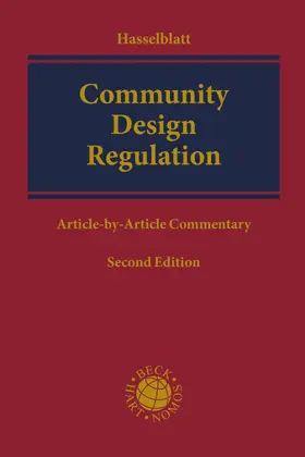 Hasselblatt |  Community Design Regulation | Buch |  Sack Fachmedien