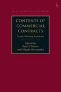 Davies / Raczysnka / Raczynska |  Contents of Commercial Contracts: Terms Affecting Freedoms | Buch |  Sack Fachmedien