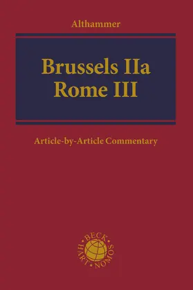 Althammer |  Brussels IIa - Rome III | Buch |  Sack Fachmedien