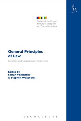 Vogenauer / Weatherill | General Principles of Law European and Comparative Perspectives | Buch | sack.de