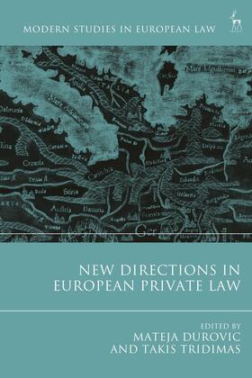 Tridimas / Durovic | New Directions in European Private Law | Buch | 978-1-5099-3561-1 | sack.de