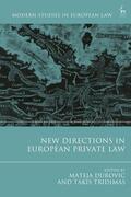 Tridimas / Durovic |  New Directions in European Private Law | Buch |  Sack Fachmedien