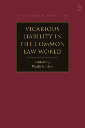 Giliker |  Vicarious Liability in the Common Law World | Buch |  Sack Fachmedien