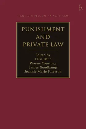 Bant / Courtney / Goudkamp |  Punishment and Private Law | Buch |  Sack Fachmedien