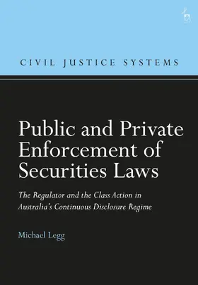 Legg |  Public and Private Enforcement of Securities Laws | Buch |  Sack Fachmedien