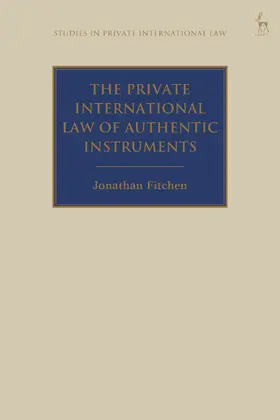 Fitchen |  The Private International Law of Authentic Instruments | Buch |  Sack Fachmedien