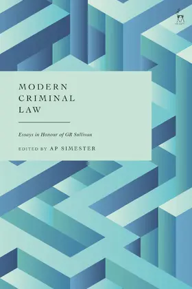 Simester |  Modern Criminal Law | Buch |  Sack Fachmedien