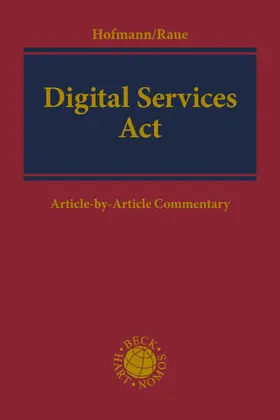 Raue / Hofmann |  Digital Services Act | Buch |  Sack Fachmedien