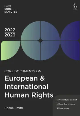 Smith |  Core Documents on European & International Human Rights 2022-23 | Buch |  Sack Fachmedien