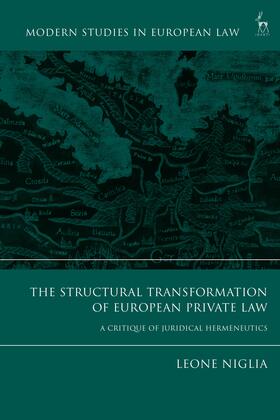 Niglia |  The Structural Transformation of European Private Law | Buch |  Sack Fachmedien