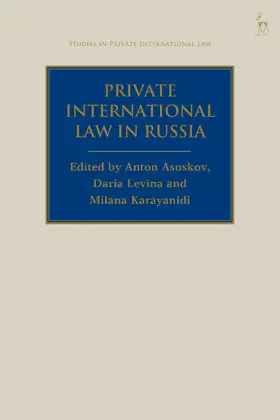 Asoskov / Beaumont / Levina |  Private International Law in Russia | Buch |  Sack Fachmedien