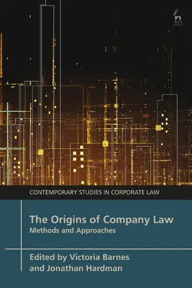 Barnes / Hardman |  The Origins of Company Law | Buch |  Sack Fachmedien
