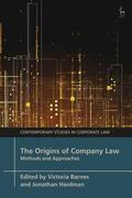 Barnes / Moore / Hardman |  The Origins of Company Law | Buch |  Sack Fachmedien