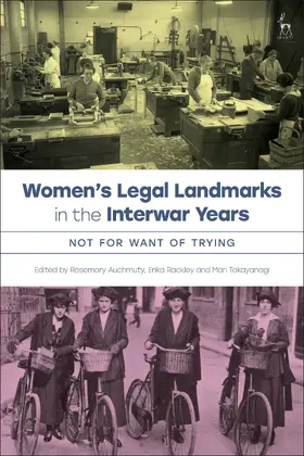 Auchmuty / Rackley / Takayanagi |  Women's Legal Landmarks in the Interwar Years | Buch |  Sack Fachmedien