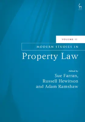 Farran / Hewitson / Ramshaw |  Modern Studies in Property Law, Volume 11 | Buch |  Sack Fachmedien