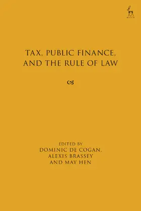 Cogan / Brassey / Hen |  Tax, Public Finance, and the Rule of Law | Buch |  Sack Fachmedien