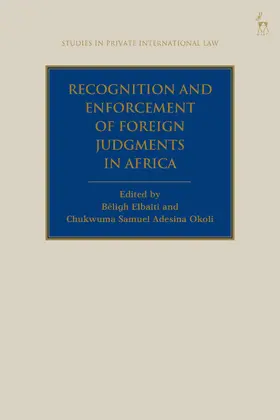 Elbalti / Okoli |  Recognition and Enforcement of Foreign Judgments in Africa | Buch |  Sack Fachmedien