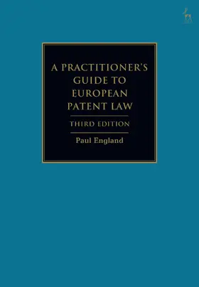 England |  A Practitioner's Guide to European Patent Law | Buch |  Sack Fachmedien