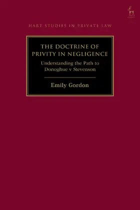 Gordon |  The Doctrine of Privity in Negligence | Buch |  Sack Fachmedien