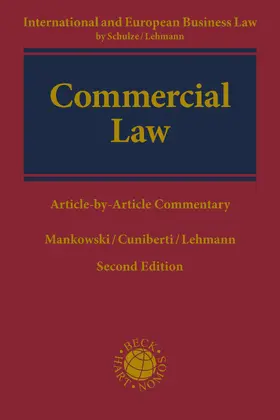 Mankowski / Cuniberti / Lehmann |  Commercial Law | Buch |  Sack Fachmedien