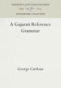 Cardona |  A Gujarati Reference Grammar | eBook | Sack Fachmedien