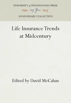 McCahan |  Life Insurance Trends at Midcentury | Buch |  Sack Fachmedien