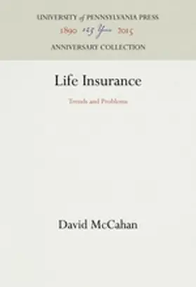 McCahan |  Life Insurance | Buch |  Sack Fachmedien