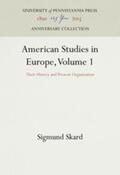 Skard |  American Studies in Europe, Volume 1 | Buch |  Sack Fachmedien