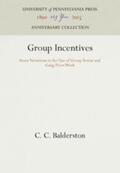 Balderston |  Group Incentives | Buch |  Sack Fachmedien