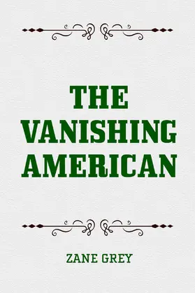 Grey |  The Vanishing American | eBook | Sack Fachmedien