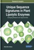 Ben Halima |  Unique Sequence Signatures in Plant Lipolytic Enzymes | Buch |  Sack Fachmedien