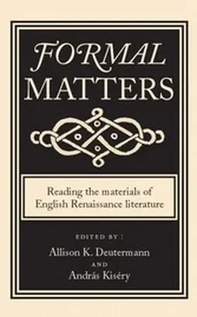 Deutermann / Kisery |  Formal matters | eBook | Sack Fachmedien