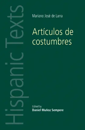 Muñoz Sempere / Unknown |  Artículos de costumbres | eBook | Sack Fachmedien