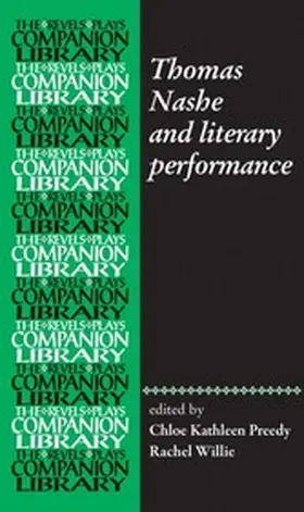 Unknown / Willie | Thomas Nashe and literary performance | E-Book | www.sack.de